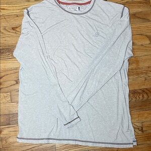 Magellan Outdoors Men's Light Gray Long Sleeve Tee